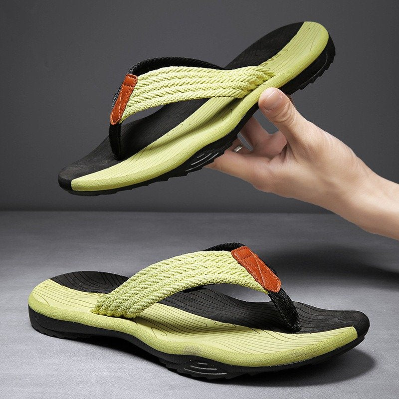 OCW Orthopedic Sandals Men Wide Width Comfy Flat Sporty Flip-flops Trendy Summer OCWShoes