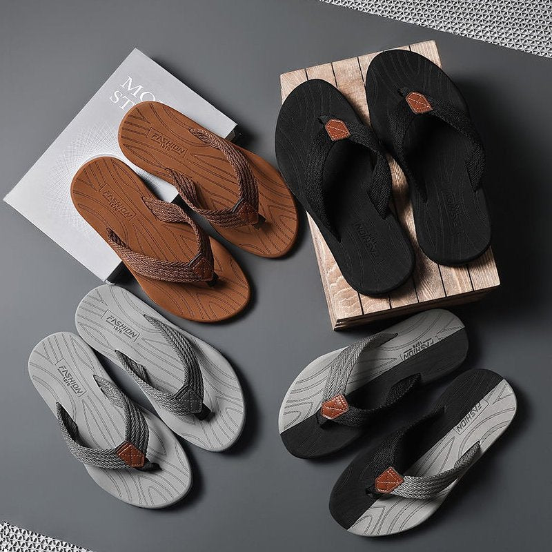 OCW Orthopedic Sandals Men Wide Width Comfy Flat Sporty Flip-flops Trendy Summer OCWShoes