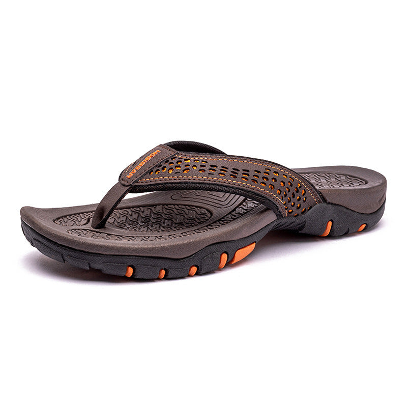 OCW Men Orthopedic Sandal Arch Support Breathable Comfortable Anti Skid Flip Flop OCWShoes