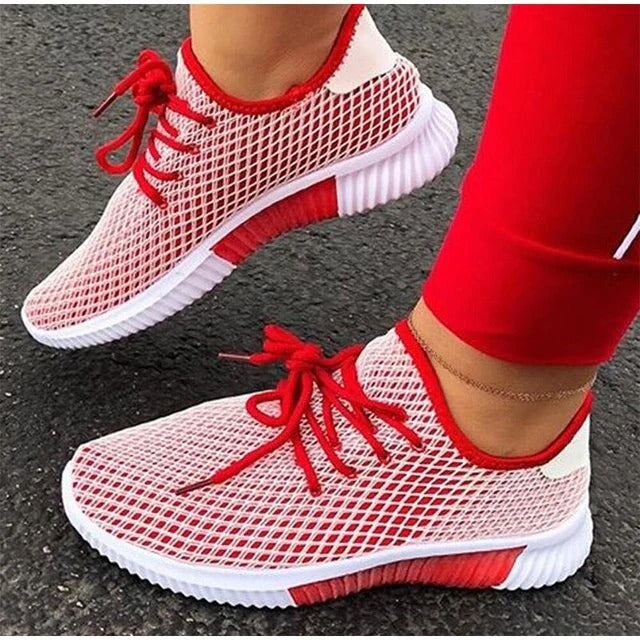 OCW Orthopedic Shoes Mesh Lightweight Low Heel Leisure Women Walking Sneakers OCWShoes