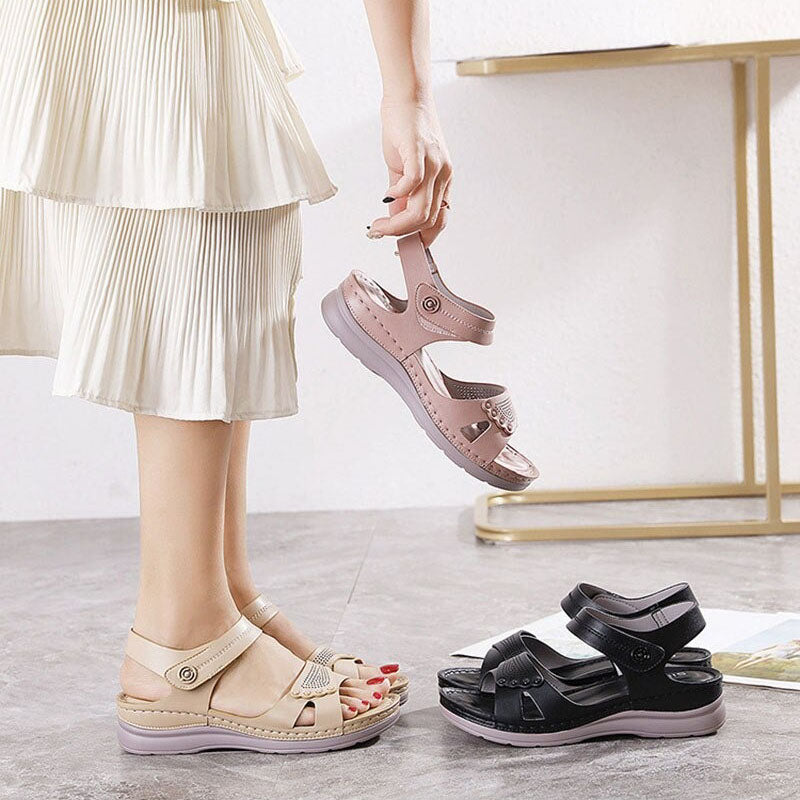 OCW Orthopedic Sandals Women Casual Wedges Memory Foam Comfy OCWShoes