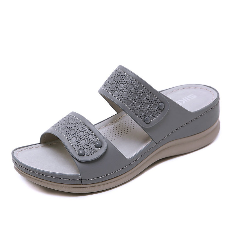 OCW Best Orthopedic Sandals For Women Breathable Sole Protection Retro Slides Outdoor OCWShoes