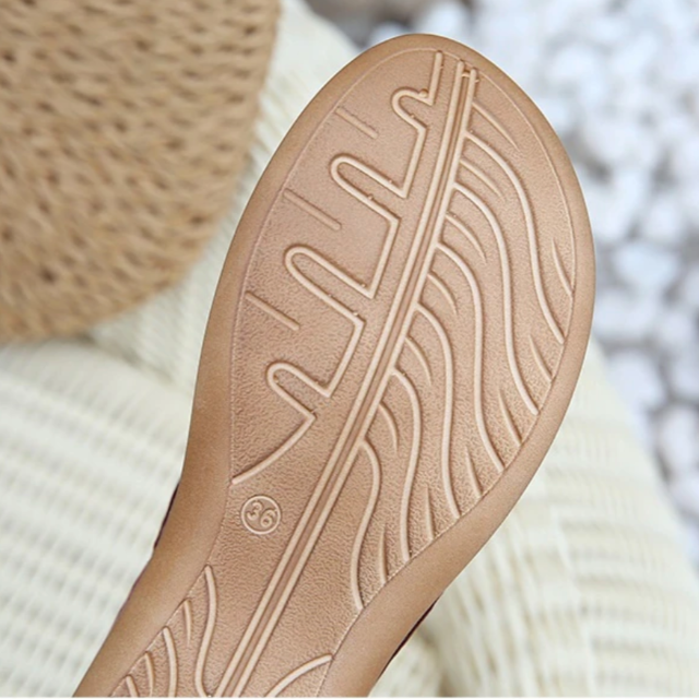 OCW Orthopedic Sandals For Women Breathable Hollow Elastic Trendy Flat Sandals OCWShoes