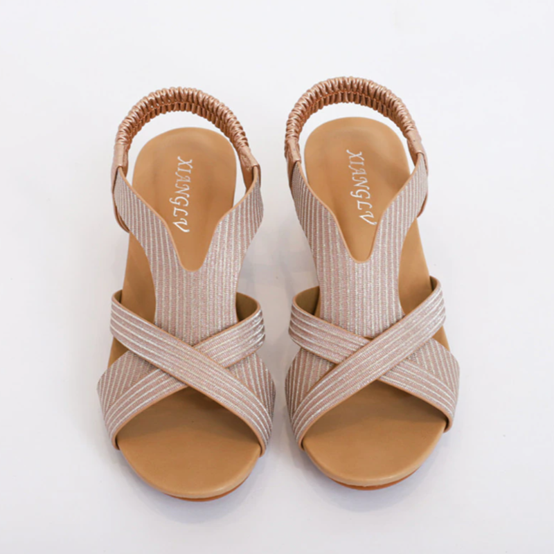OCW Orthopedic Women Dress Sandals Comfortable Arch Support Modern Cut-out Elegant Design OCWShoes
