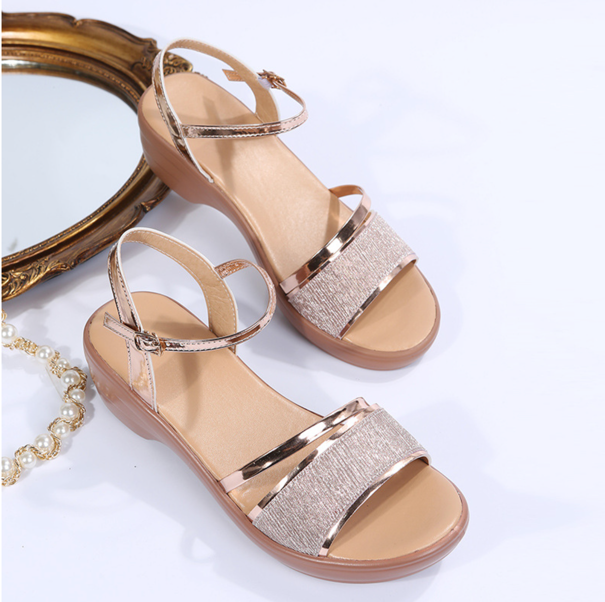 OCW Women Sandal Comfy Wedge Heel Open Toe Chic Fashion Summer OCWShoes