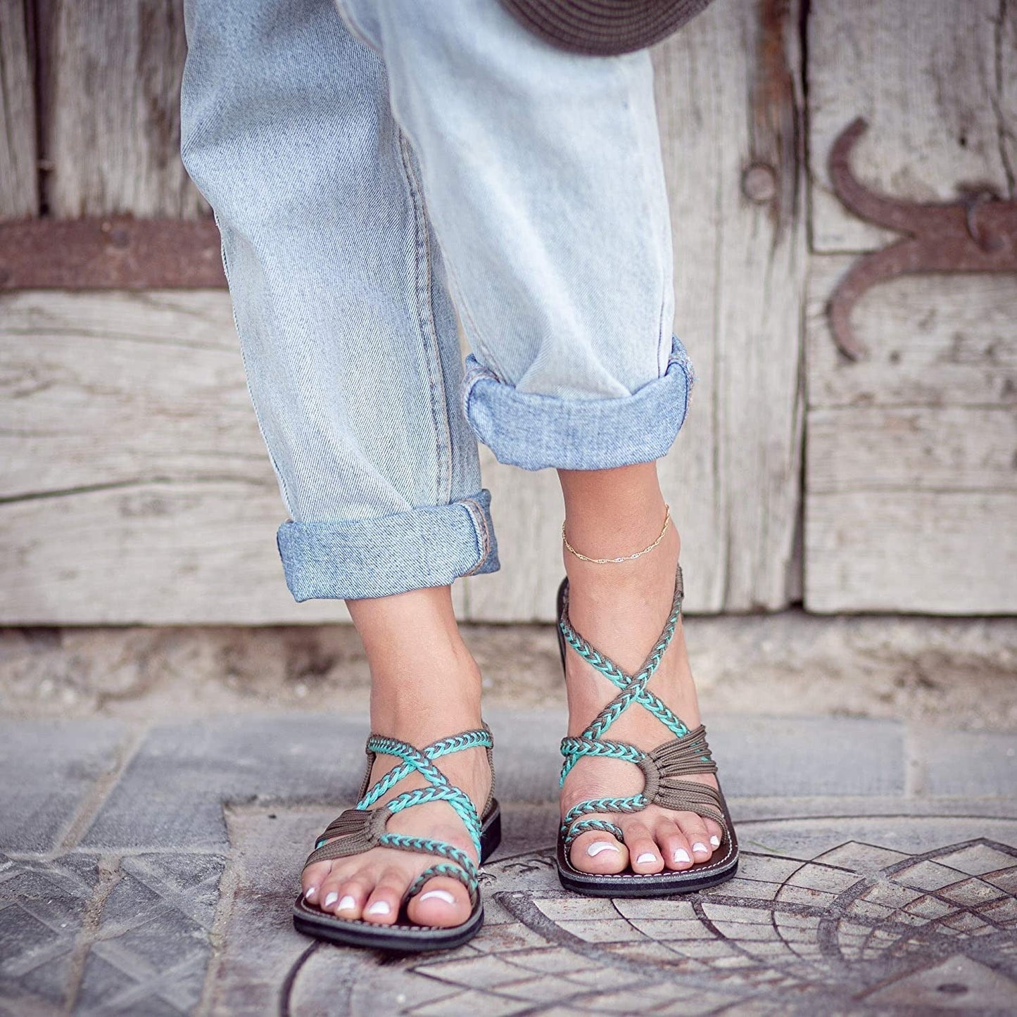 OCW Women Sandals Comfy Retro Style Summer Beach Fashion Super Soft OCWShoes
