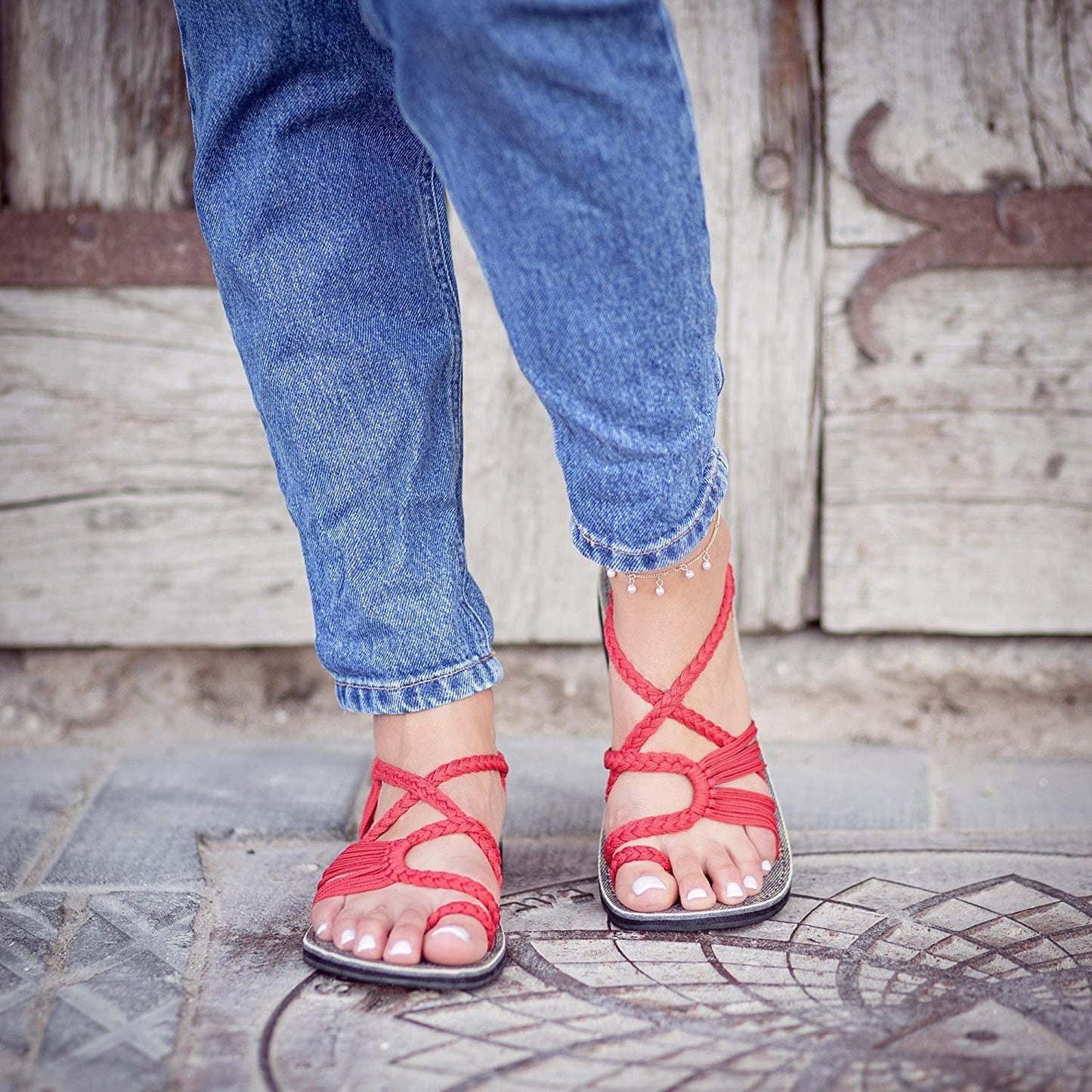 OCW Women Sandals Comfy Retro Style Summer Beach Fashion Super Soft OCWShoes