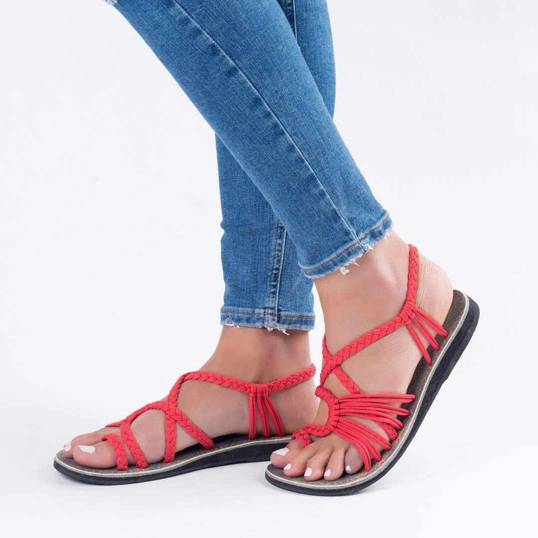 OCW Women Sandals Comfy Retro Style Summer Beach Fashion Super Soft OCWShoes