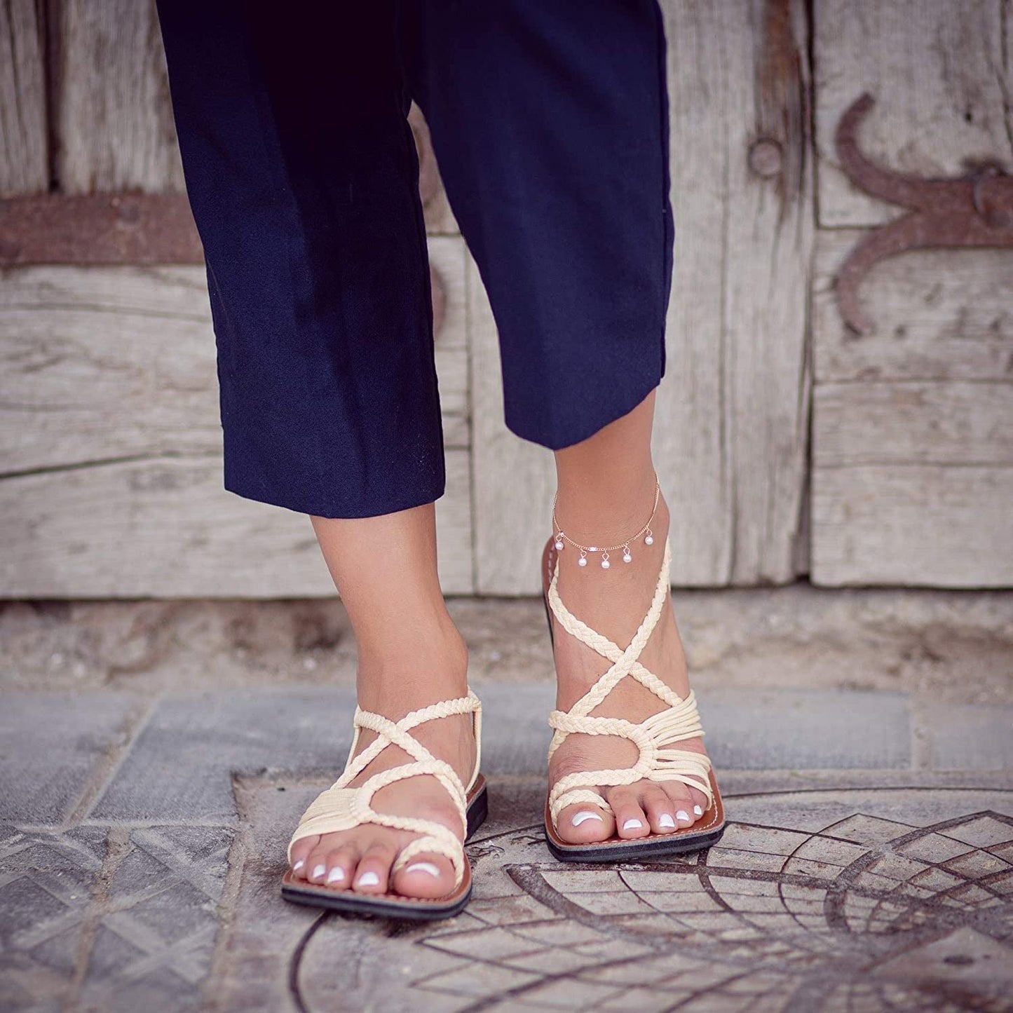 OCW Women Sandals Comfy Retro Style Summer Beach Fashion Super Soft OCWShoes