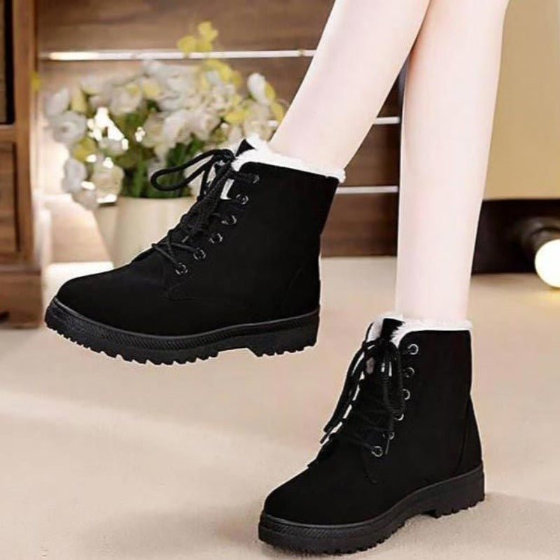OCW Snow Orthopedic Boots For Women Arch Support Warm Fur Plush Insole Keep Warm Winter
