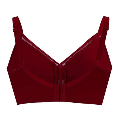 OCW Bra Wirefree Hook&Eye Uplift Classic And Sexy Design Breathable Natural Shape Bra