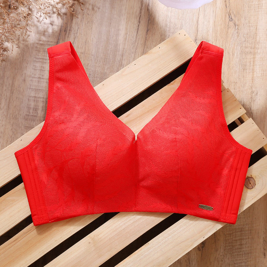 OCW Bra Wireless Cotton Vest Shape Lace Thin Cup Breathable Breast Support Spring Summer