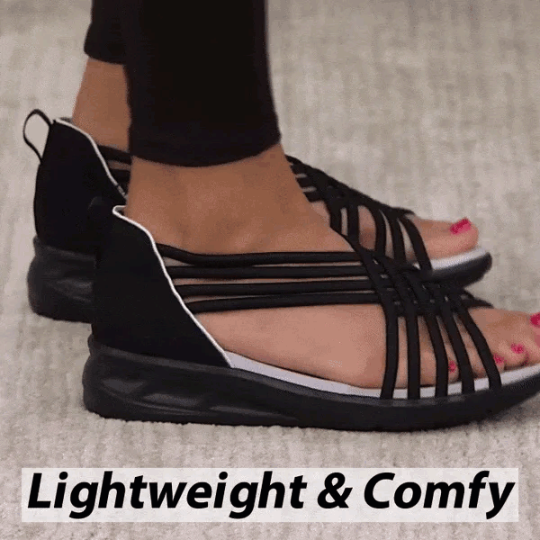 OCW Women Orthopedic Sandals Damping Sole Lightweight Stretchy Summer Sandals