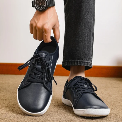 OCW Men Barefoot Shoes Zero Drop Comfortable Leather Minimalist Non-skid Casual Walking