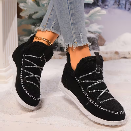 OCW Women Boots Extra Warm Comfortable Winter Slip-on Anti-skid New Design Walking