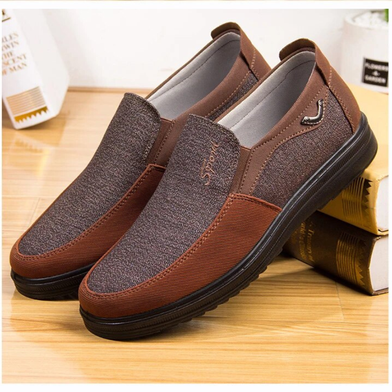OCW Orthopedic Men Shoes Comfortable Canvas Lightweight Summer Casual Loafers