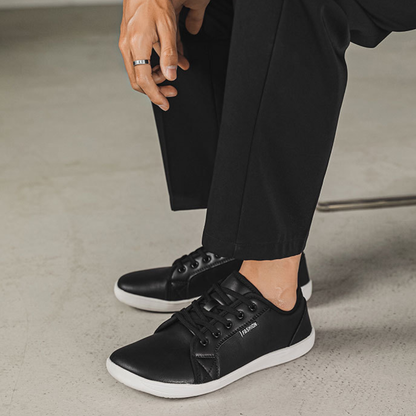 OCW Men Barefoot Shoes Zero Drop Comfortable Leather Minimalist Non-skid Casual Walking