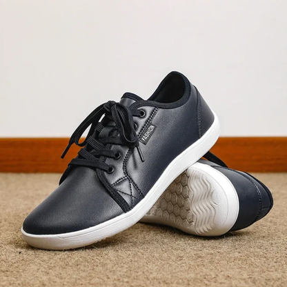 OCW Men Barefoot Shoes Zero Drop Comfortable Leather Minimalist Non-skid Casual Walking