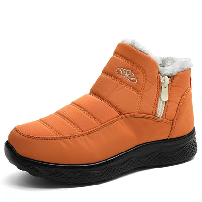 OCW Women Orthopedic Boots Waterproof Insulated Fur Comfortable Non-skid Ankle Snow Boots