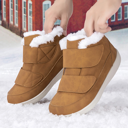 OCW Women Orthopedic Shoes Insulated Water-resistant Leather Comfortable Winter Walking