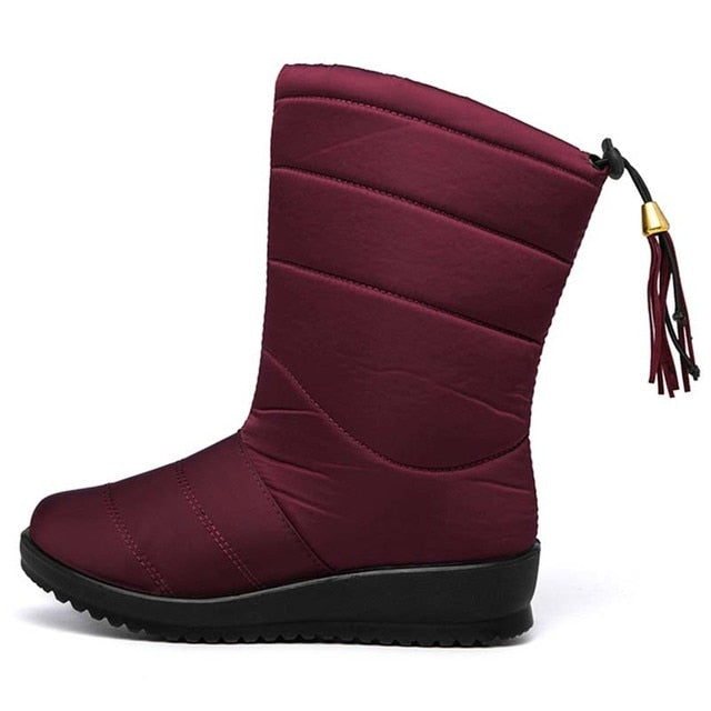 OCW Orthopedic Boots For Women Waterproof Warm Winter Snow Anti-Slip Fur Lined Boots