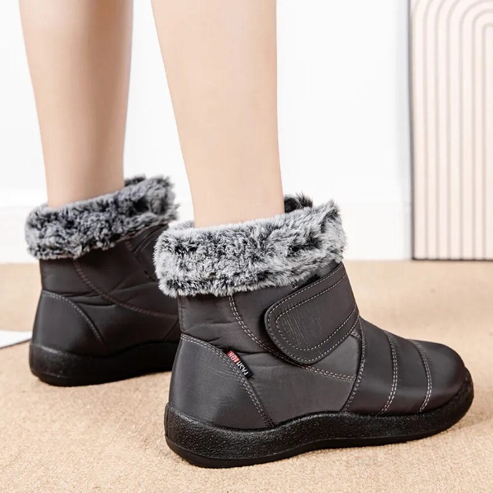 OCW Women Winter Boots Orthopedic Warm Fur Snow Ankle Waterproof Non Slip Boots