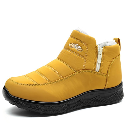 OCW Women Orthopedic Boots Waterproof Insulated Fur Comfortable Non-skid Ankle Snow Boots