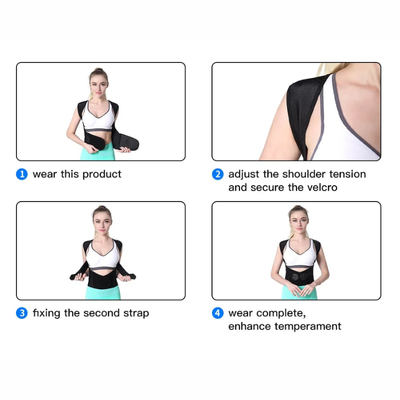 OCW Posture Correct Adjustable Cross-stressed Pain Relieve Posture Brace