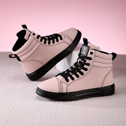 OCW Women Orthopedic Boots Waterproof Comfy Leather Non-skid Casual Winter Walking