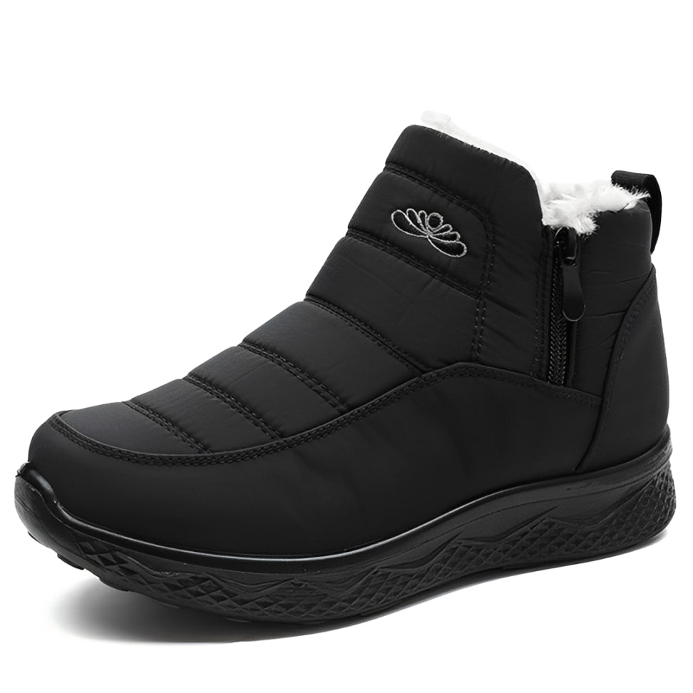 OCW Women Orthopedic Boots Waterproof Insulated Fur Comfortable Non-skid Ankle Snow Boots