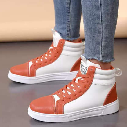 OCW Women Orthopedic Boots Waterproof Comfy Leather Non-skid Casual Winter Walking