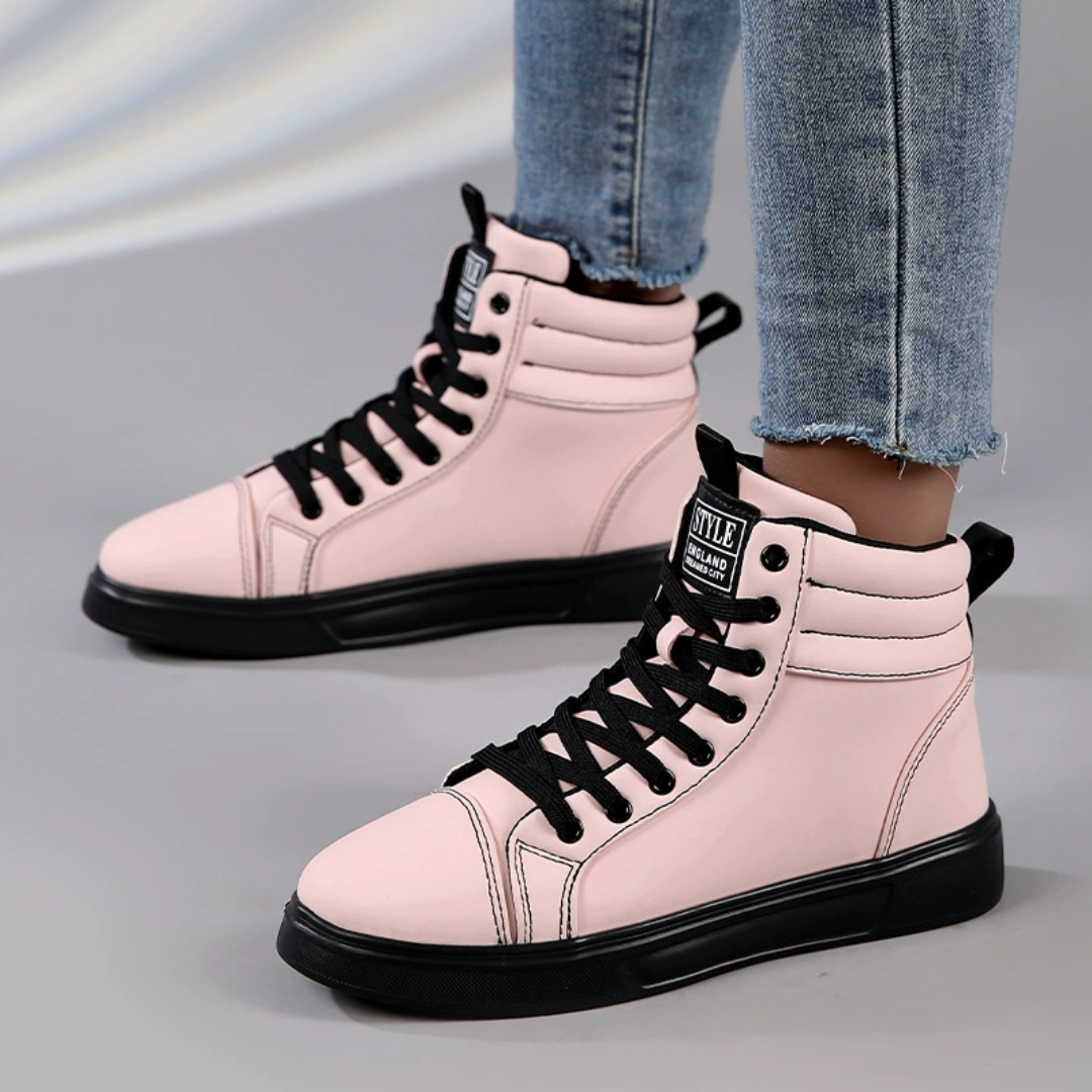 OCW Women Orthopedic Boots Waterproof Comfy Leather Non-skid Casual Winter Walking