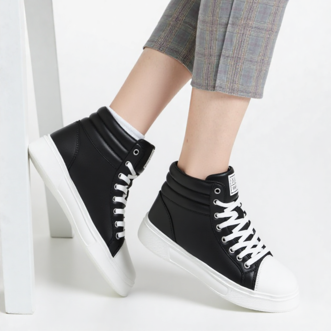 OCW Women Orthopedic Boots Waterproof Comfy Leather Non-skid Casual Winter Walking