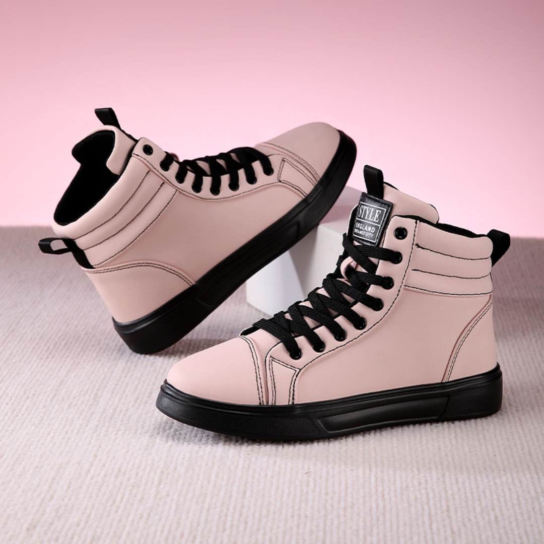 OCW Women Orthopedic Boots Waterproof Comfy Leather Non-skid Casual Winter Walking