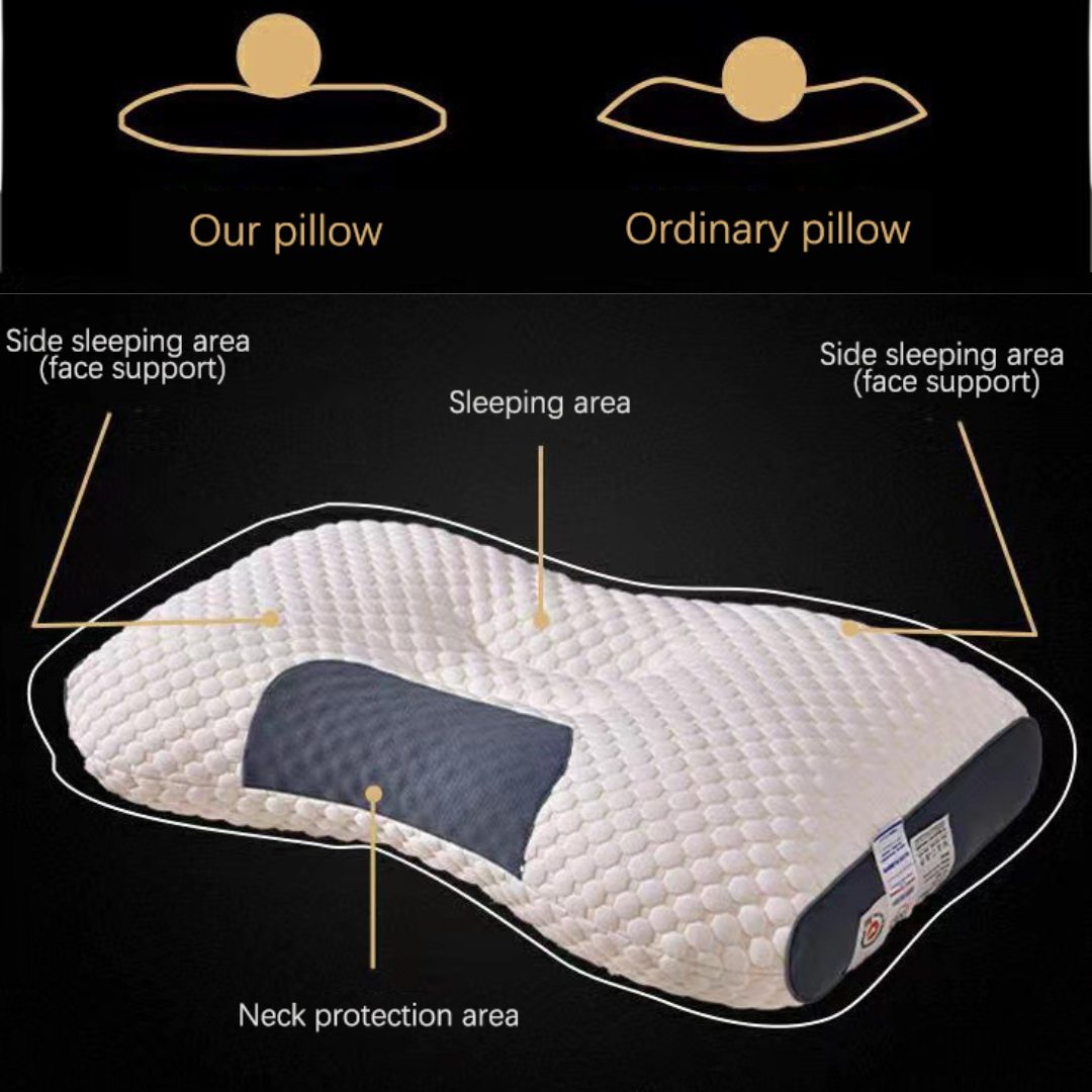 OCW Orthopedic Neck Pillow Soybean Fiber SPA Massage Cervical Pillow For Sleeping