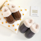 OCW Winter Women Winter Slippers Flat-Bottomed Plush Commute Cozy Indoor-Outdoor