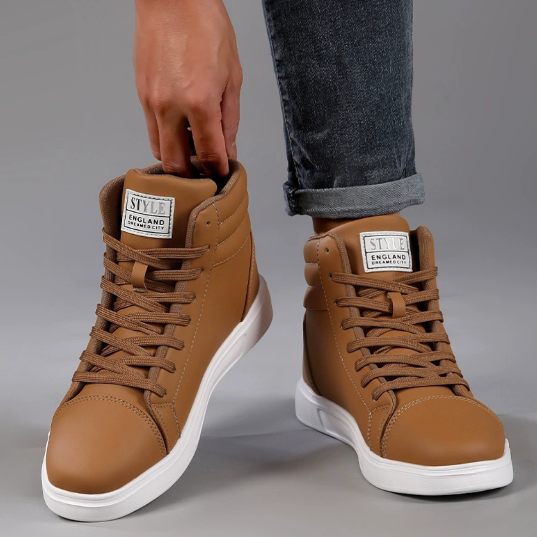 OCW Men Orthopedic Boots Comfortable PU Waterproof Arch-support Winter Modern Walking