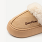 OCW Winter Women Winter Slippers Flat-Bottomed Plush Commute Cozy Indoor-Outdoor