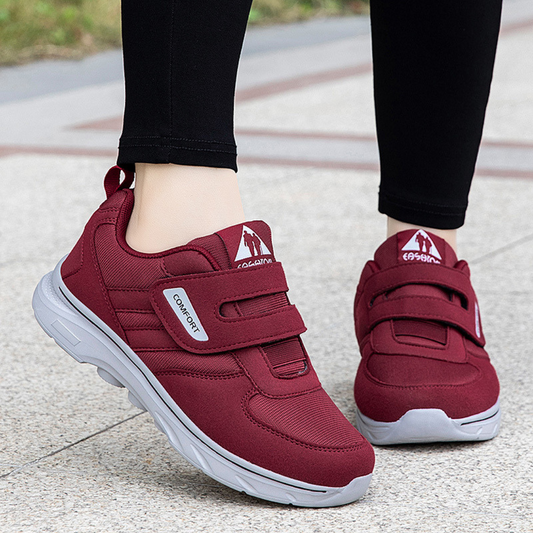 OCW Women Orthopedic Good Walking Shoes Soft Cushion Sole Standing All Day Velcro Strap Sneakers