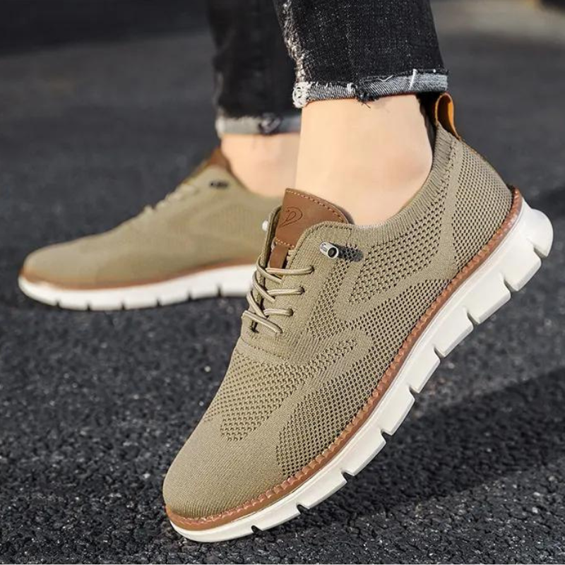 OCW Orthopedic Men Shoes Comfortable Mesh Anti-skid Slip on Casual Loafers