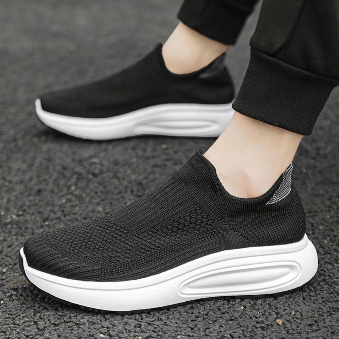 OCW Orthopedic Men Shoes Breathable Mesh Cushion Shock-absorbing Walking Casual Sock Shoes