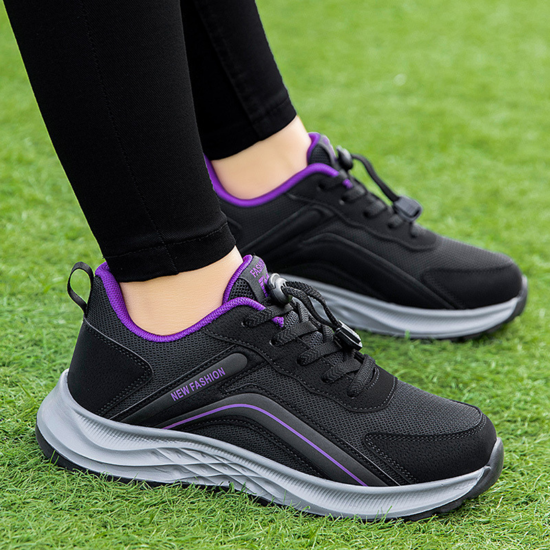 OCW Orthopedic Women Hand-free Shoes Round Toe Comfort Walking Shoes