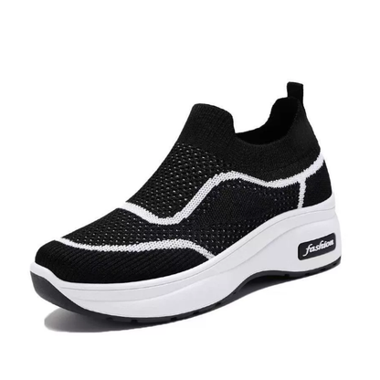 OCW Women Orthopedic Shoes Breathable Comfy Mesh Arch-support Slip-on Casual Jogging