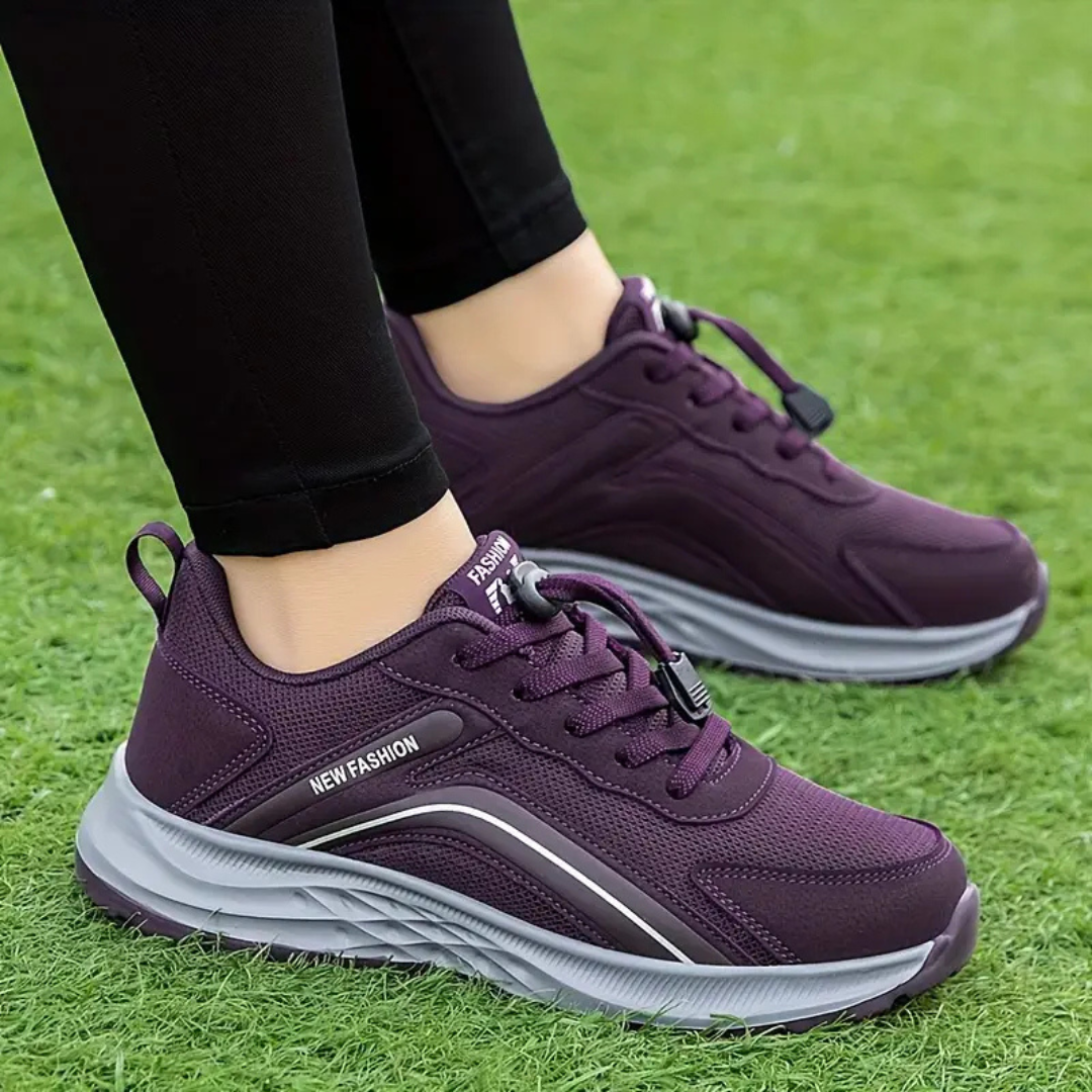 OCW Orthopedic Women Hand-free Shoes Round Toe Comfort Walking Shoes