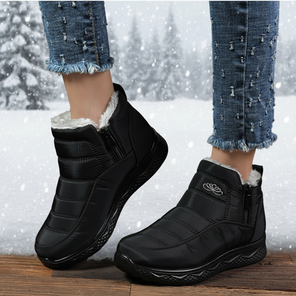 OCW Women Orthopedic Boots Waterproof Insulated Fur Comfortable Non-skid Ankle Snow Boots