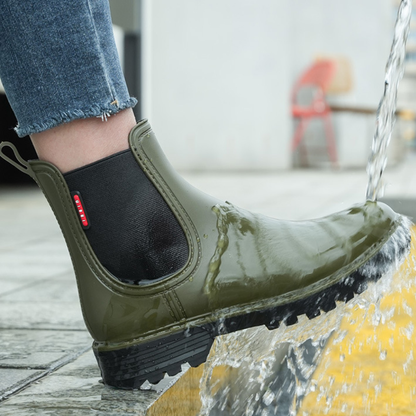 OCW Women Rain Boots Waterproof Chelsea Comfortable Ankle Stylish Non-slip Walking