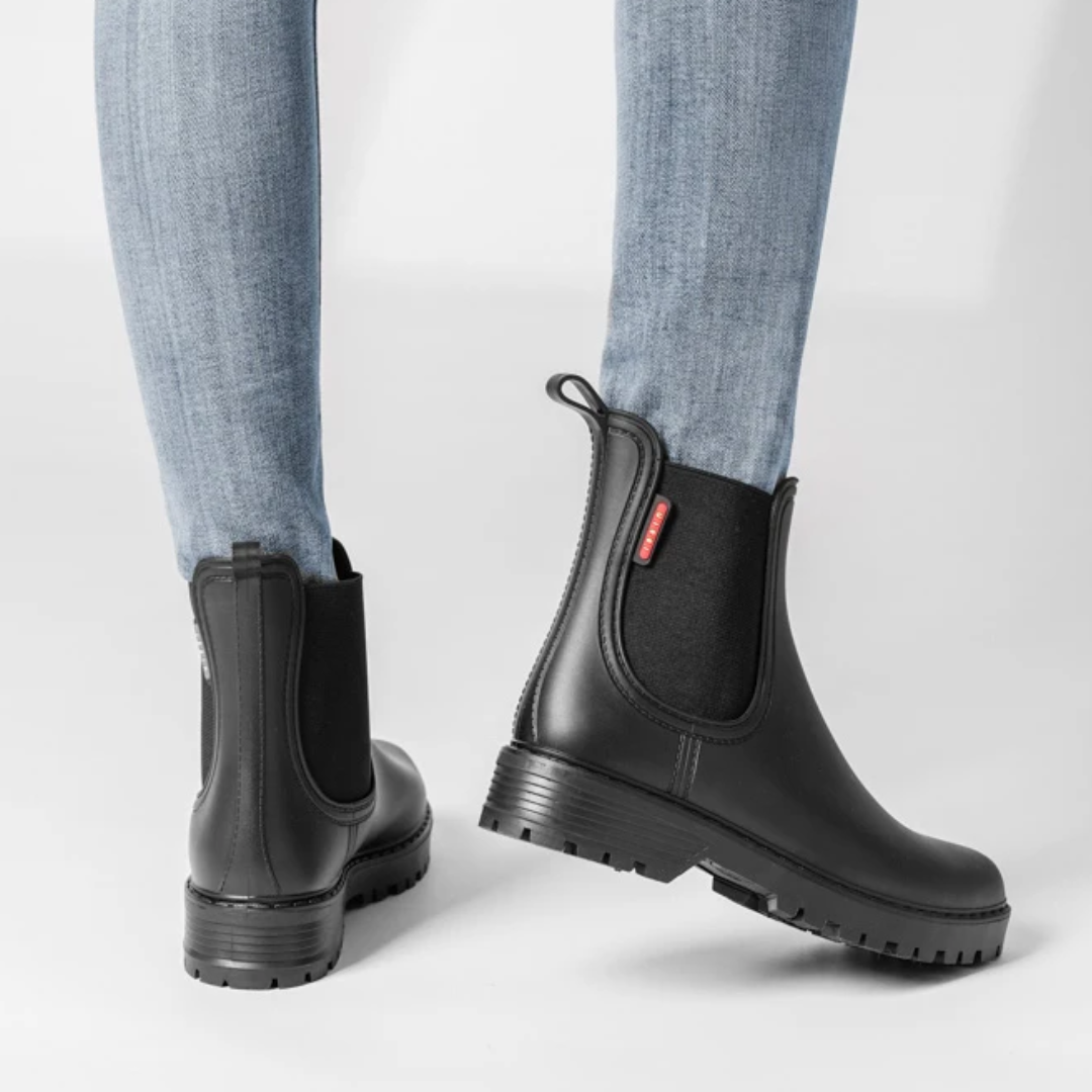 OCW Women Rain Boots Waterproof Chelsea Comfortable Ankle Stylish Non-slip Walking