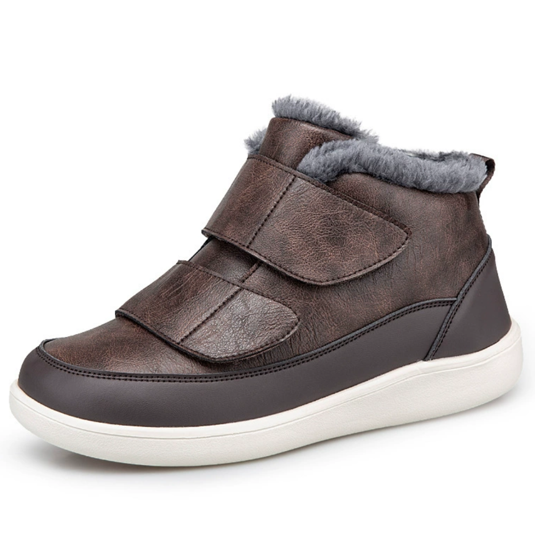 OCW Women Orthopedic Shoes Insulated Water-resistant Leather Comfortable Winter Walking