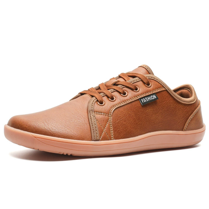 OCW Men Barefoot Shoes Zero Drop Comfortable Leather Minimalist Non-skid Casual Walking