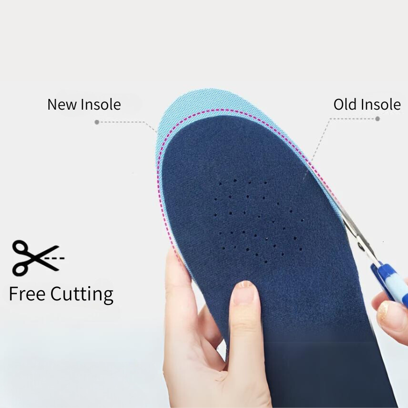 Orthotic Insoles Comfort Leather Arch Support Foot Pain Relief